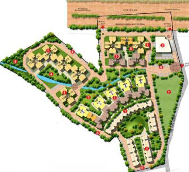 Master Plan of Janaadhar Shubha 2 in Attibele, Bangalore - Image 132044