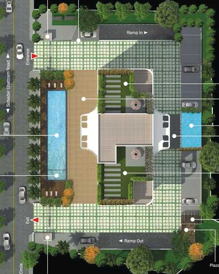 Master Plan of Kumar Kino Platinum in Seshadripuram, Bangalore - Image 132072