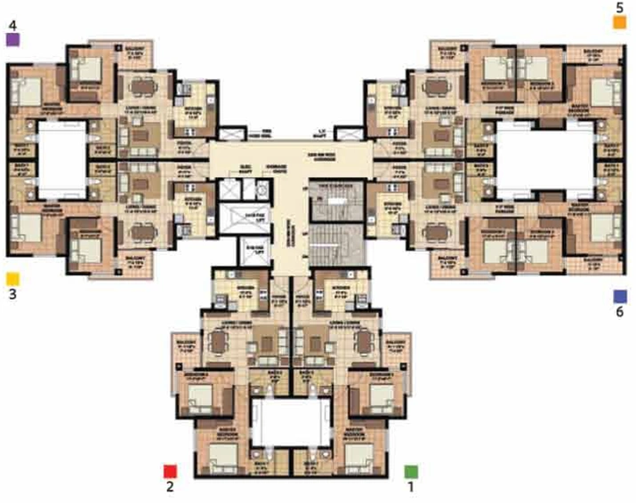 Floor Plan of Akshaya Today in Kelambakkam, Chennai - Image 132163