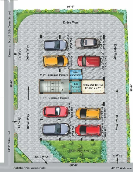 Master Plan of Sai Kieran in Thoraipakkam, Chennai - Image 132206