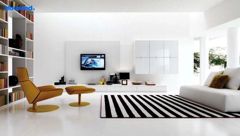 Living Room of Trishala Luxor Apartments in Kondapur, Hyderabad - Image 132216