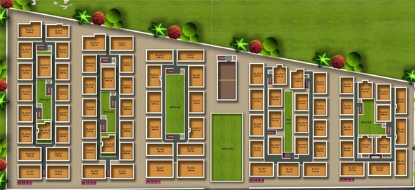 Master Plan of Trishala Luxor Apartments in Kondapur, Hyderabad - Image 132217