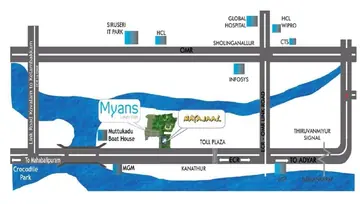 Location of Myans Luxury Villas - Image 132264