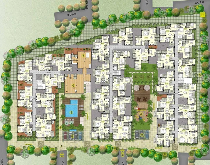Master Plan of Master Classic Residency in Yelahanka, Bangalore - Image 132254