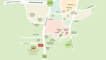 Location of Aditya Empress Park - Image 132275