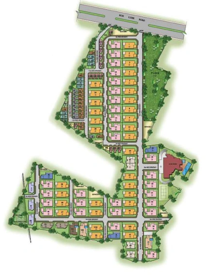Master Plan of Prestige Silver Springs in Sholinganallur, Chennai - Image 132400