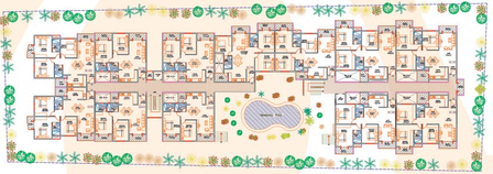 Master Plan of NR Green Woods in Thanisandra, Bangalore - Image 132450