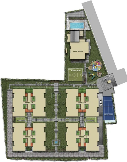 Master Plan of NR Orchid Gardenia in Rachenahalli, Bangalore - Image 132487