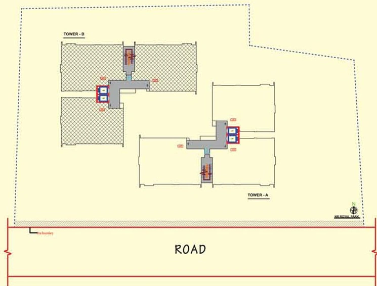Master Plan of NR Royal Park Residency in Thanisandra, Bangalore - Image 132493