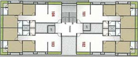 Floor Plan of Shree Vandan Height in Punagam, Surat - Image 92022