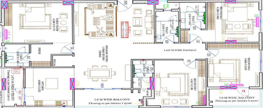 3 BHK Flat in Ayyanna Pristine in Madhapur, Hyderabad - Image 803881