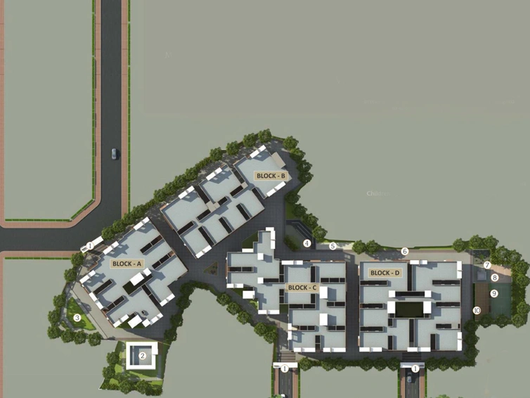 Master Plan of Jai Sri Devi Homes Khyathi in Chandanagar, Hyderabad - Image 132616
