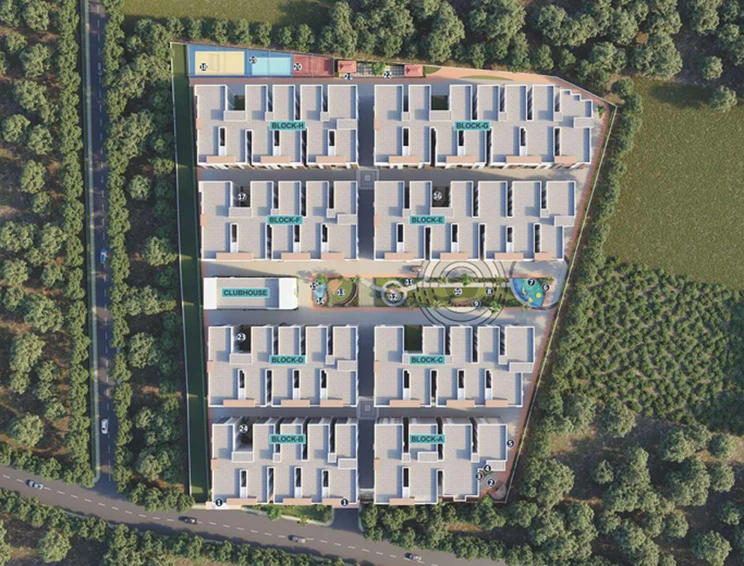 Master Plan of Jai Devi Homes Samruddhi in Patancheru, Hyderabad - Image 132626