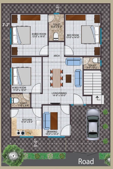 3 BHK House/Villa in Dream Avenue in Shamshabad, Hyderabad - Image 803909
