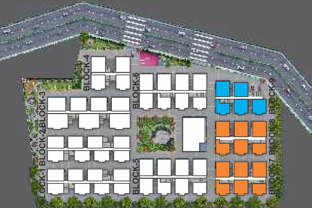 Master Plan of Aritha GBR Dhanwin Towers in Bowrampet, Hyderabad - Image 132676