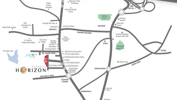 Location of Bharathi Horizon - Image 132719