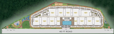 Master Plan of Bharathi Horizon in Kompally, Hyderabad - Image 132721