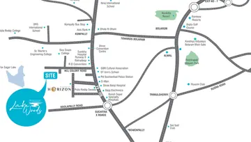 Location of Bharathi Lake Woods - Image 133519