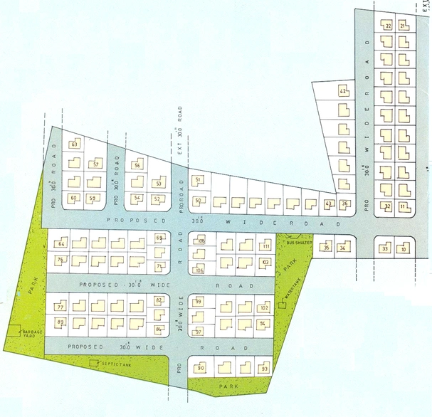 Master Plan of Bhavya Brindavan Estates in Nizampet, Hyderabad - Image 133527