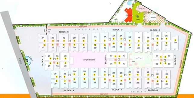 Master Plan of Bhavyas Anandam in Nizampet, Hyderabad - Image 133533