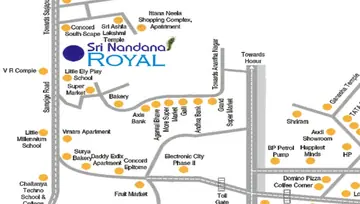 Location of Sri Nandana Royal - Image 133562