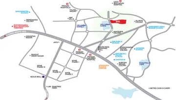 Location of Bhavyas Tulasivanam Avani - Image 133589