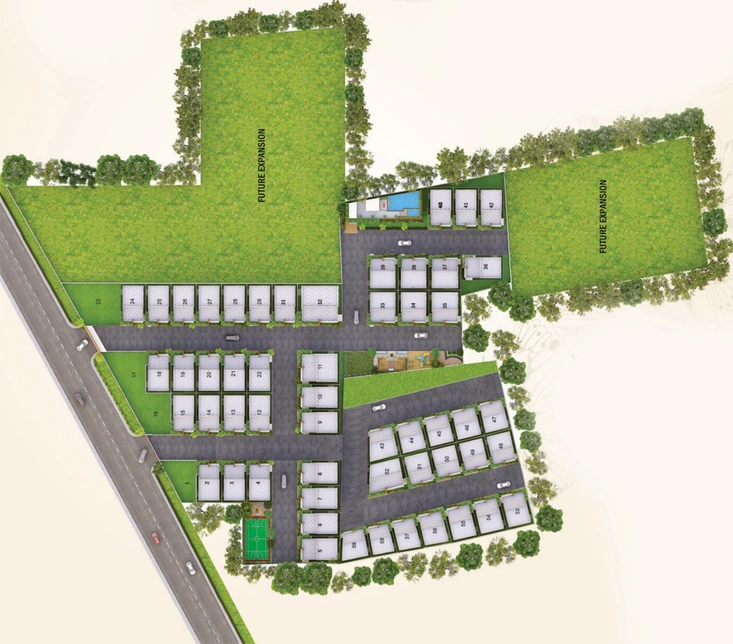Master Plan of Creative Urban Commune in Mokila, Hyderabad - Image 133673
