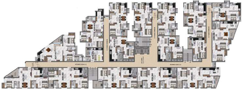 Floor Plan of Spyka Bliss in Guduvancheri, Chennai - Image 133712