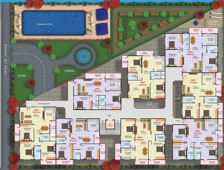 Master Plan of SV Lakeview in Electronic City, Bangalore - Image 133729