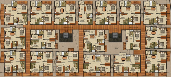 Floor Plan of Kritan Iris in Electronic City, Bangalore - Image 133772