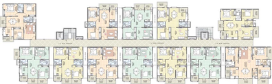 Floor Plan of Sahasra Grand in Kalyan Nagar, Bangalore - Image 133799