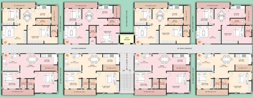 Floor Plan of Vijay Comfort in Electronic City, Bangalore - Image 133805
