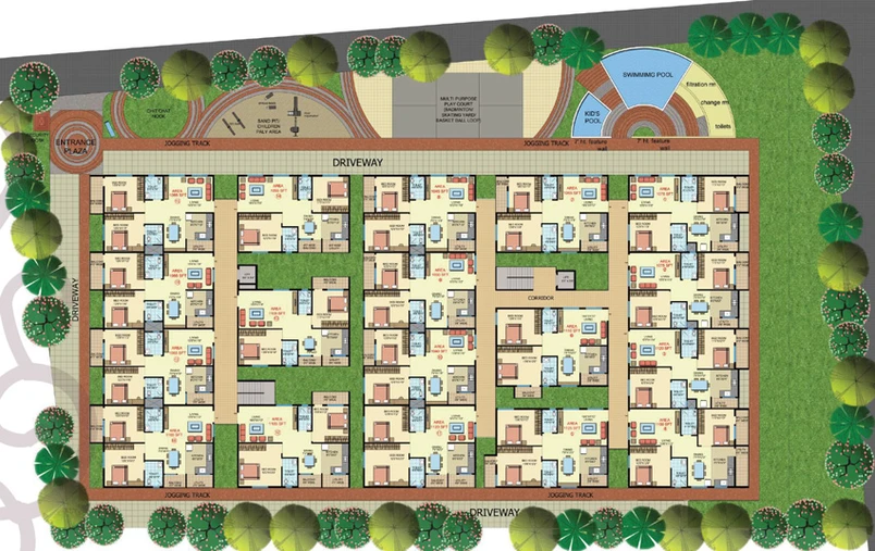 Master Plan of Sri Chakra Blossom in Electronic City, Bangalore - Image 133824