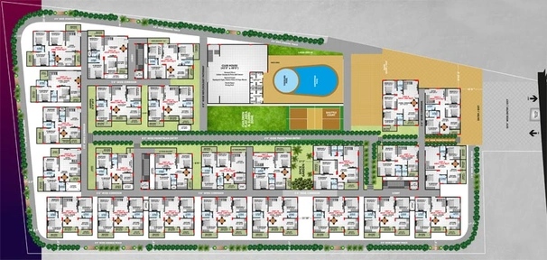 Master Plan of Sahasra Serenity in Whitefield, Bangalore - Image 133841