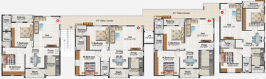 Floor Plan of VBM Cute in Electronic City, Bangalore - Image 133854