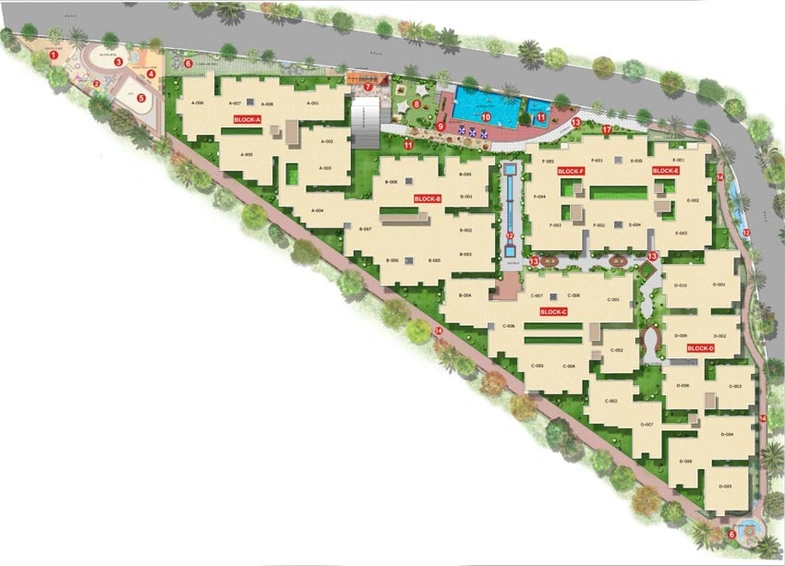 Master Plan of Saibya Senary in Chikkanagamangala, Bangalore - Image 133879