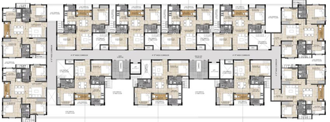 Floor Plan of Silversky Lakeside 3 in Puzhal, Chennai - Image 133925