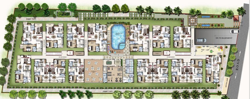 Master Plan of Saibya Sterling in HSR Layout, Bangalore - Image 133936