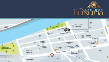 Location of Shivam Saffron Luxuria - Image 92133