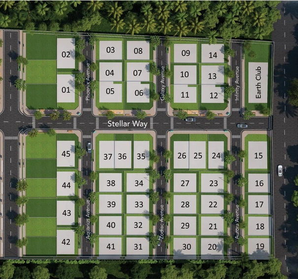 Master Plan of Urbando Kosmos Solaris in Siruseri, Chennai - Image 133974