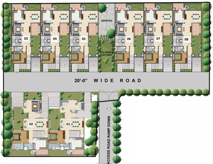 Master Plan of Sattva Kings Domain in Indiranagar, Bangalore - Image 133981