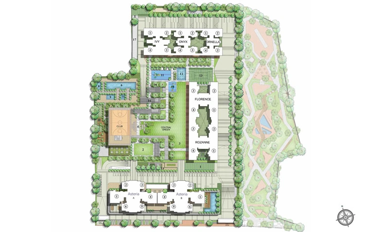 Master Plan of Asteria Narang Courtyard in Pokhran, Thane - Image 79016