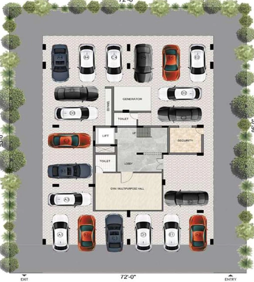 Master Plan of Beavers Sahana Enclave in Valasaravakkam, Chennai - Image 134059