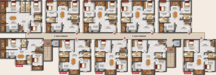 Floor Plan of Saptagiri Nivas in Varthur, Bangalore - Image 134072