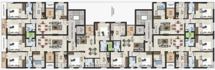 Floor Plan of Harmony Blossoms in Tambaram, Chennai - Image 134099
