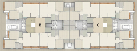 Floor Plan of Raj Regency Heights in Jahangirabad, Surat - Image 92403