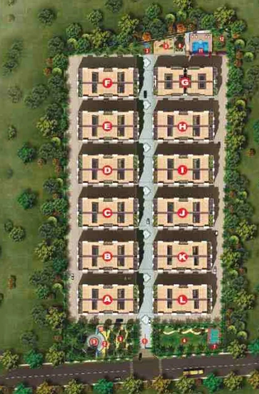 Master Plan of KG Earth Homes in Siruseri, Chennai - Image 134128