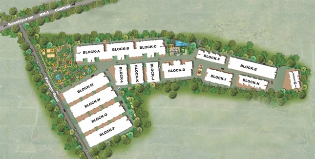 Master Plan of KG Centre Point in Poonamallee, Chennai - Image 134147