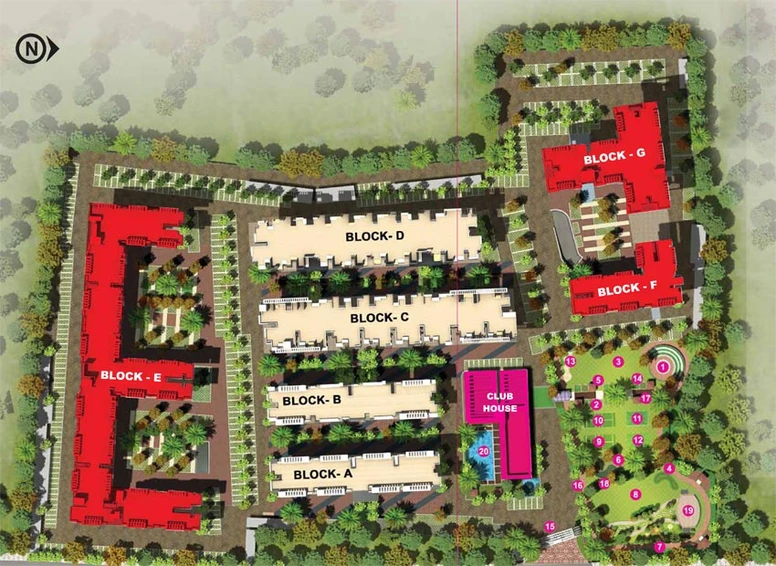 Master Plan of KG Signature City in Mogappair, Chennai - Image 134161