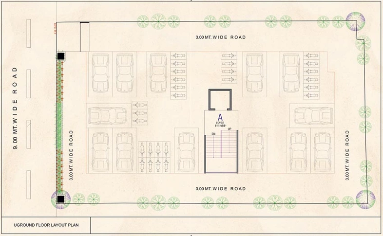 Master Plan of Shreenath Corus Dreams in New Maninagar, Ahmedabad - Image 93527